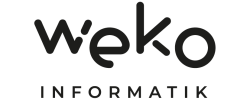 WEKO Informatik Logo Schwarz
